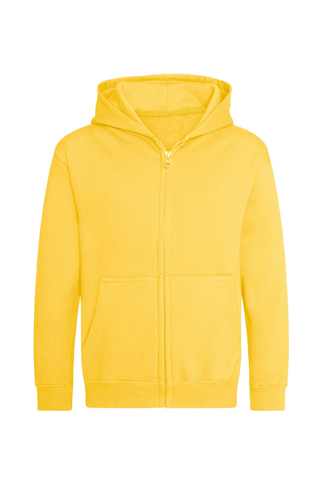 LASTEN ZOODIE VETOKETJUHUPPARI - Sun yellow