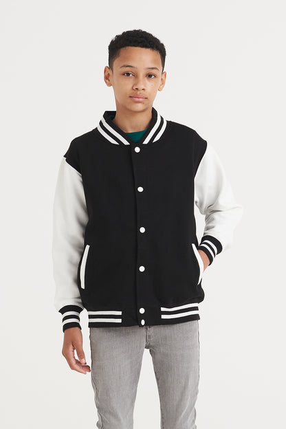 LASTEN VARSITY BASEBALL COLLEGETAKKI - Black - White