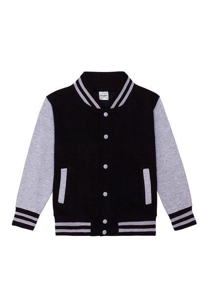 LASTEN VARSITY BASEBALL COLLEGETAKKI - Black - Heather Grey