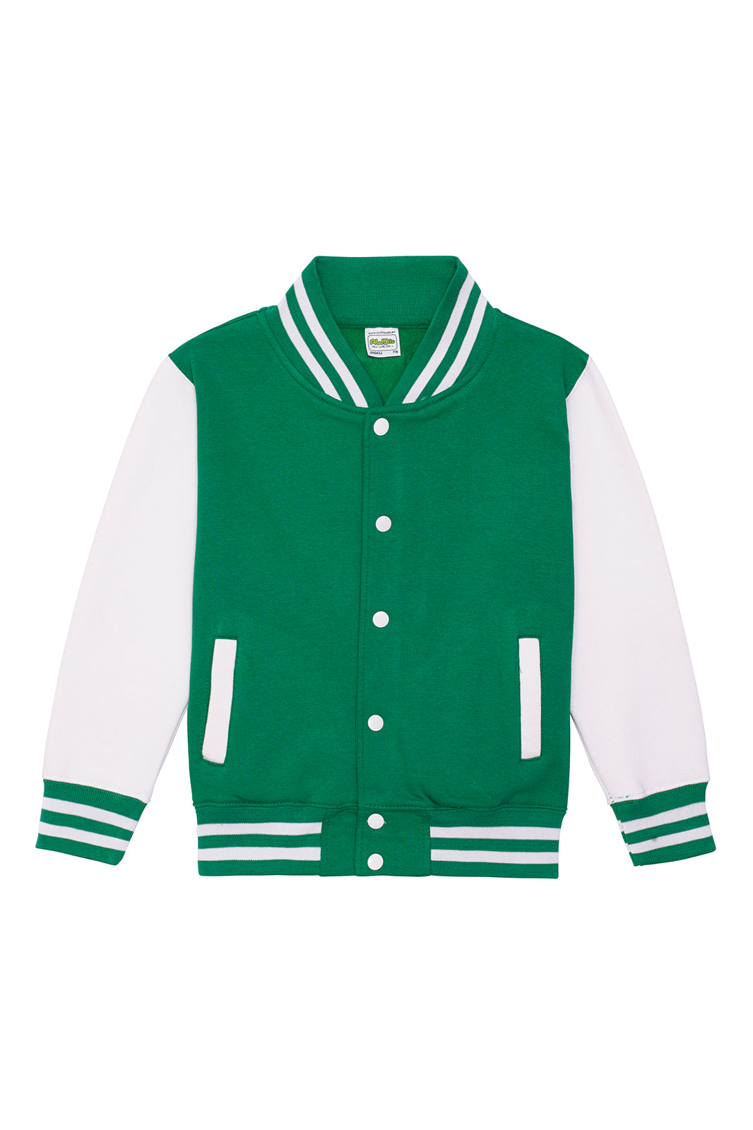 LASTEN VARSITY BASEBALL COLLEGETAKKI - Kelly Green - White
