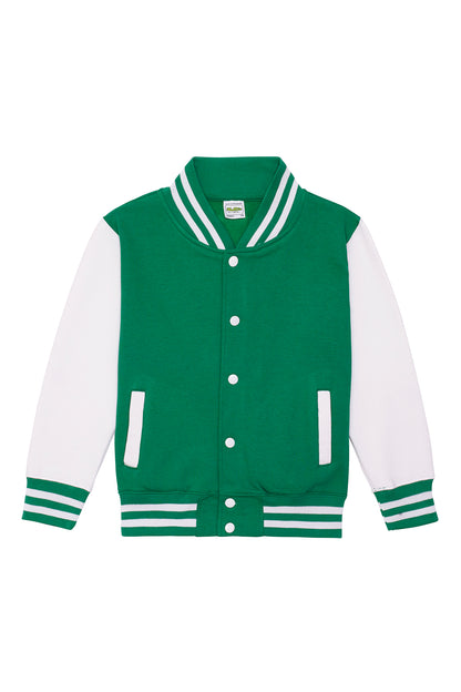 LASTEN VARSITY BASEBALL COLLEGETAKKI - Kelly Green - White