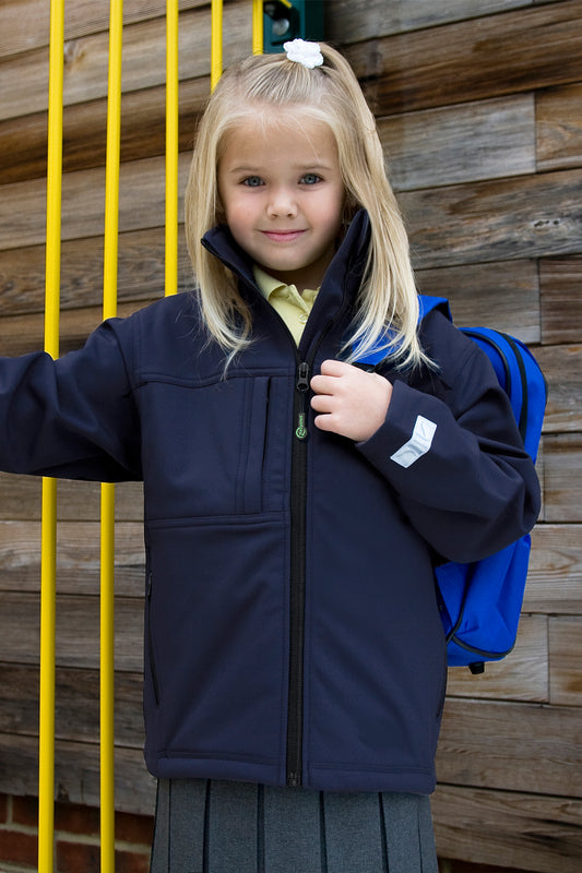 LASTEN CLASSIC SOFTSHELL TAKKI - Navy
