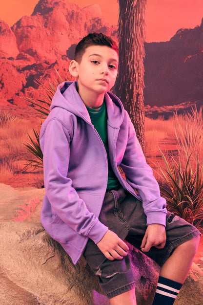 LASTEN ZOODIE VETOKETJUHUPPARI - Digital lavender