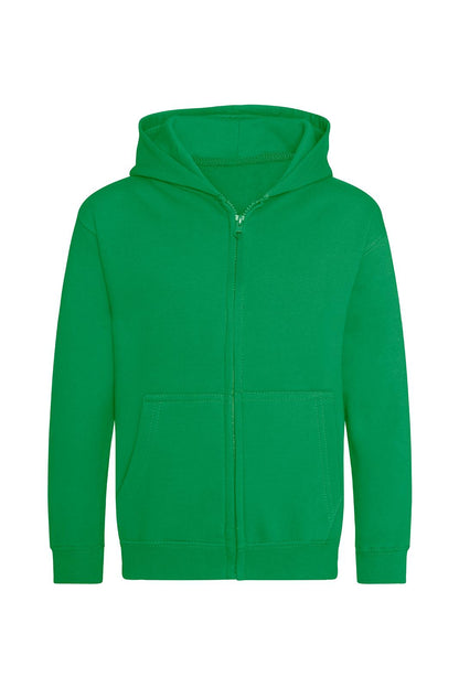 LASTEN ZOODIE VETOKETJUHUPPARI - Kelly green