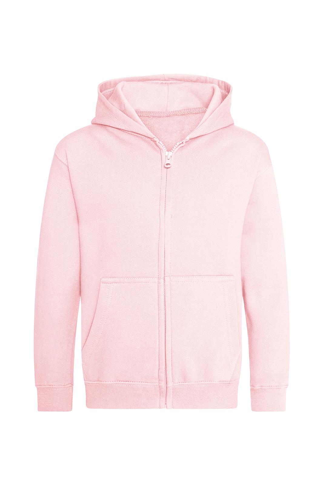 LASTEN ZOODIE VETOKETJUHUPPARI - Baby Pink