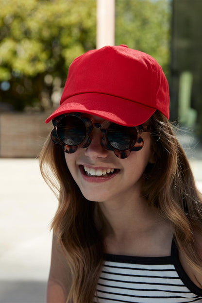 LASTEN TWILL 5-PANEELILIPPIS - Bright Red