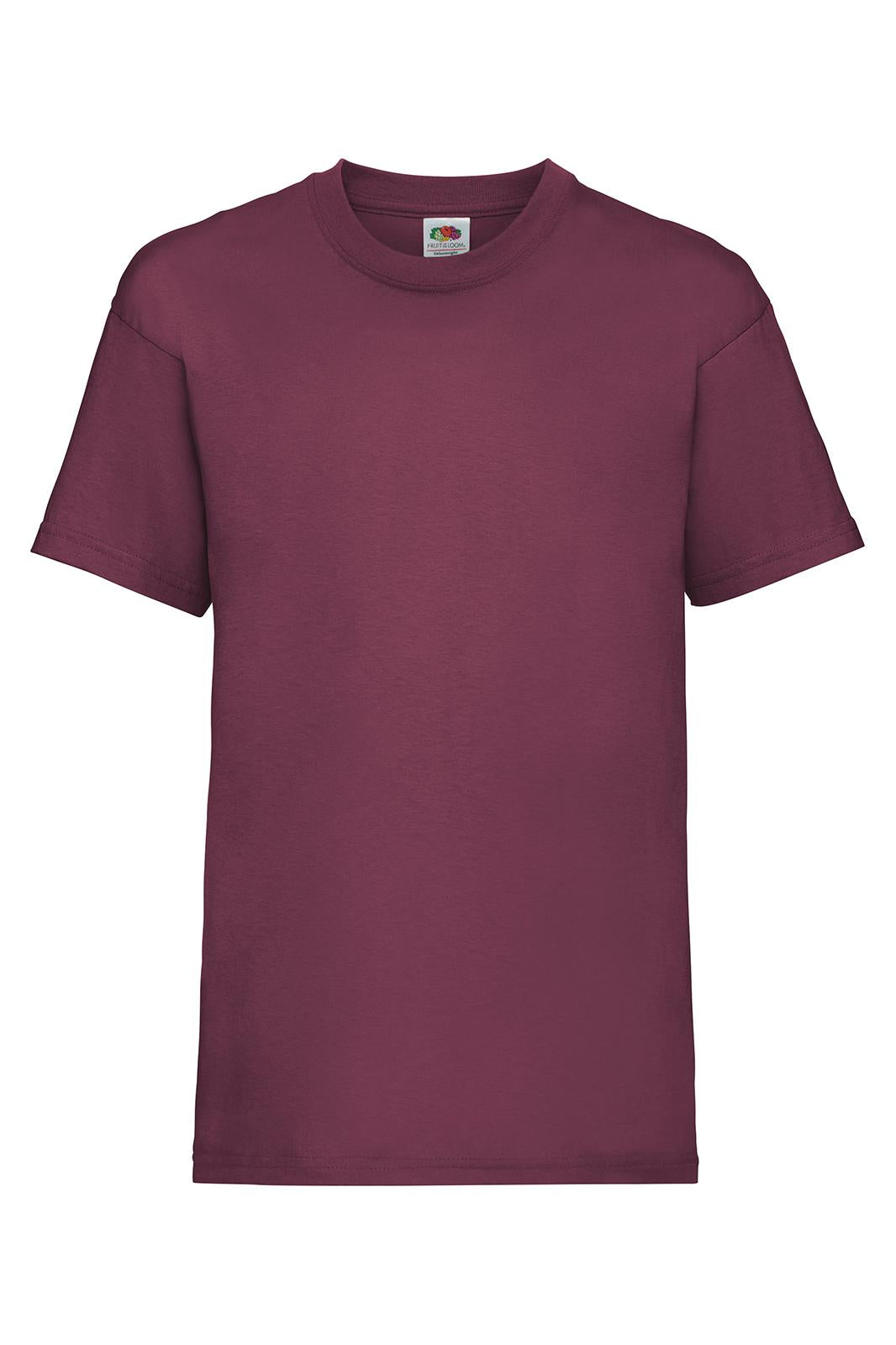 LASTEN VALUEWEIGHT T-PAITA - Burgundy