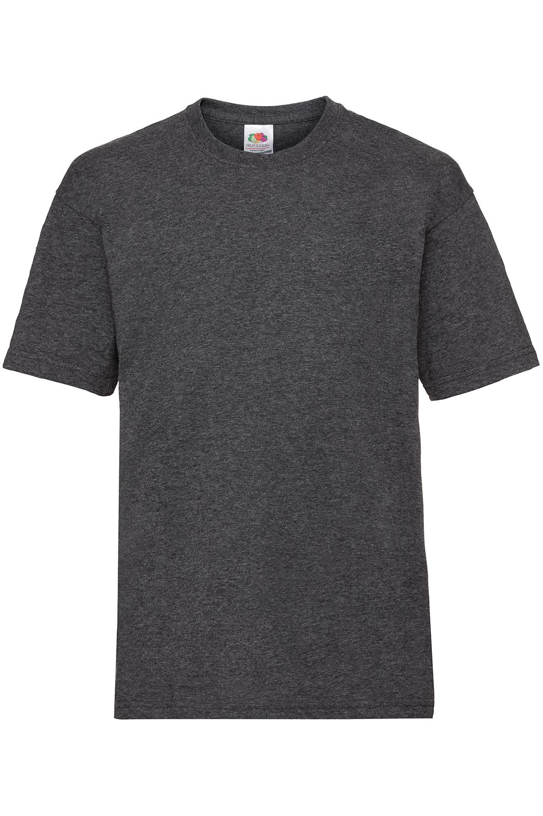 LASTEN VALUEWEIGHT T-PAITA - Dark Heather Grey