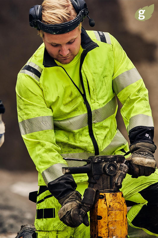 HIGH VIS GREEN STRETCH TAKKI